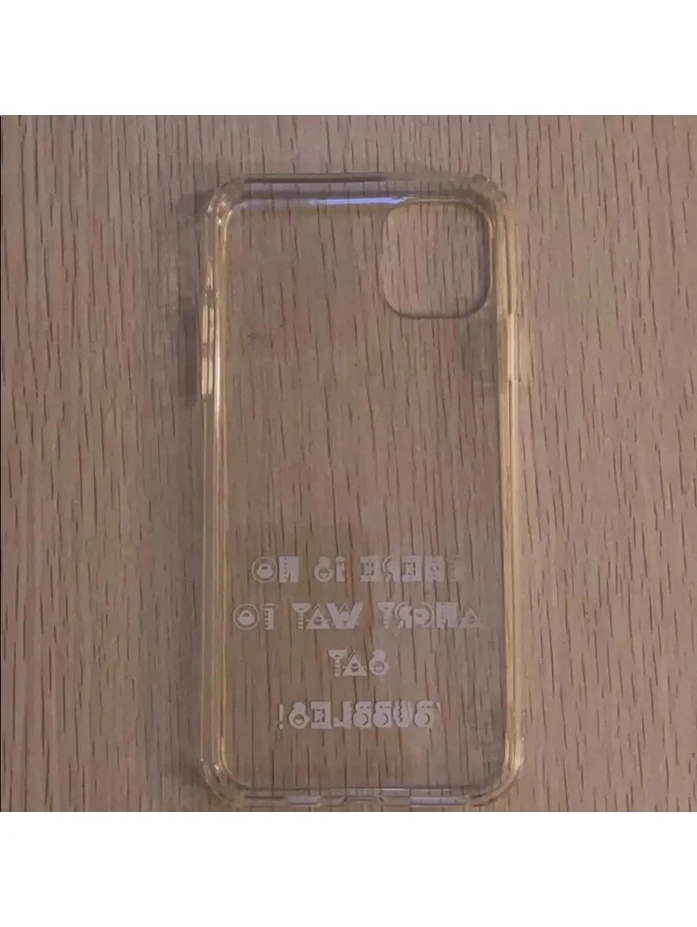 iPhone 11 Pro Max clear flexible case w/ cable